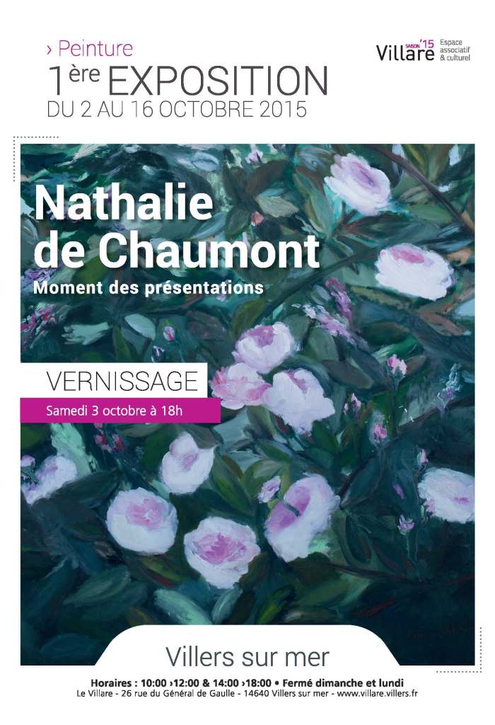 Affiche Expo Villers sur mer 2015