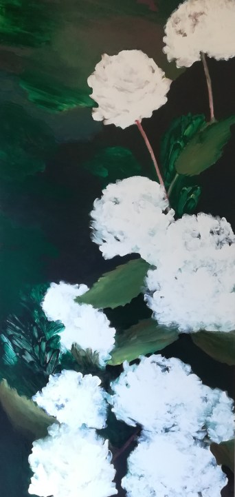 Hortensias verticales